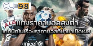 แทงราคาบอลสูงต่ำ เทคนิคในเรื่องราคาบอลที่นำมาเปิดเผย