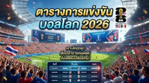 ตารางการแข่งขันฟุตบอลโลก 2026 ภาษาไทย
